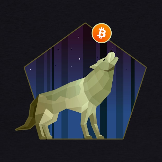 Bitcoin Howlin' by CryptoTextile